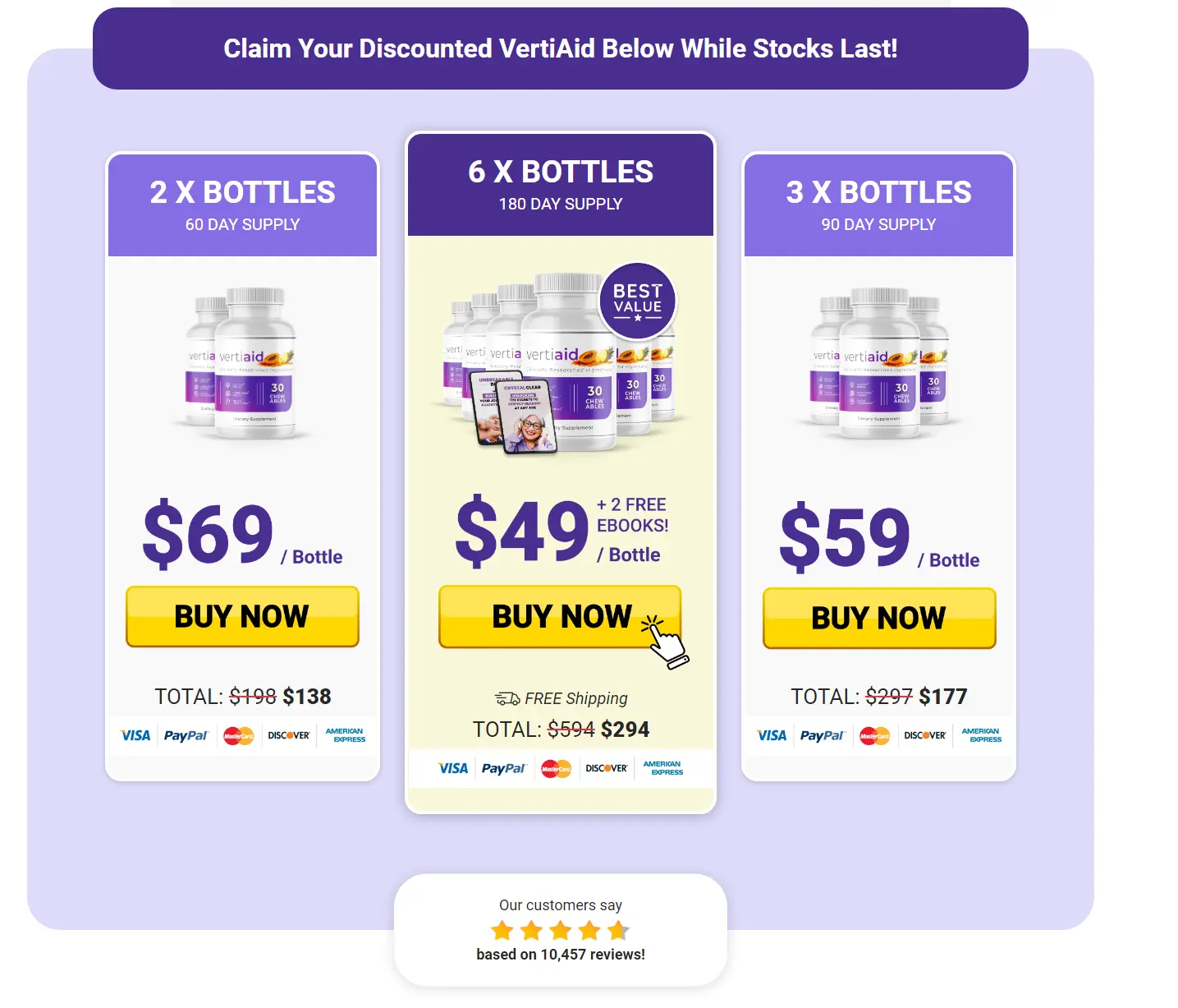 VertiAid limited time discount offer
